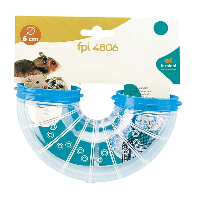 Ferplast Hamster toy - Забавна играчка, пластмасов тунел /полукръг/ за хамстери ø 6 см. 2