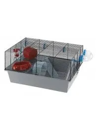 Ferplast - Cage Micky/Milos Large - Оборудвана клетка за хамстери и мишки - размер 58 х 38 х 30,5 см. 2