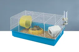 Ferplast - Cage Criceti 9 - Оборудвана клетка за хамстери и други малки гризачи с колело и купичка - размер 46 х 29,5 х 22,5 см. 2