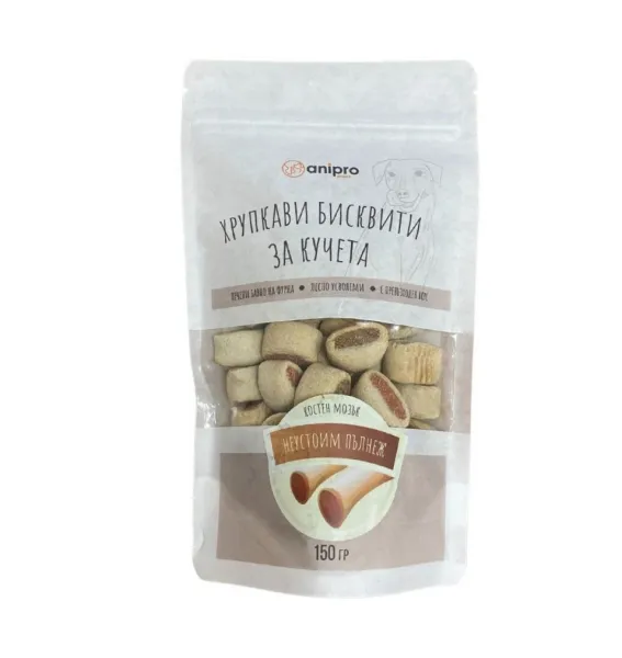 Anipro - Бисквити/ лакомство за кучета с костен мозък, 150 гр./ 2 пакета