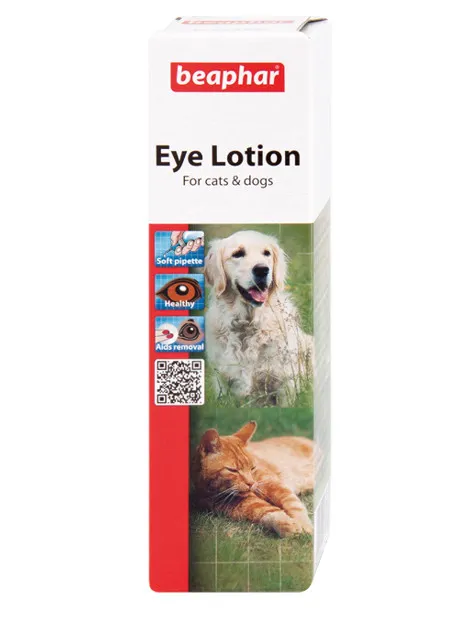 Beaphar - Лосион за очи за кучета и котки, 50 мл.