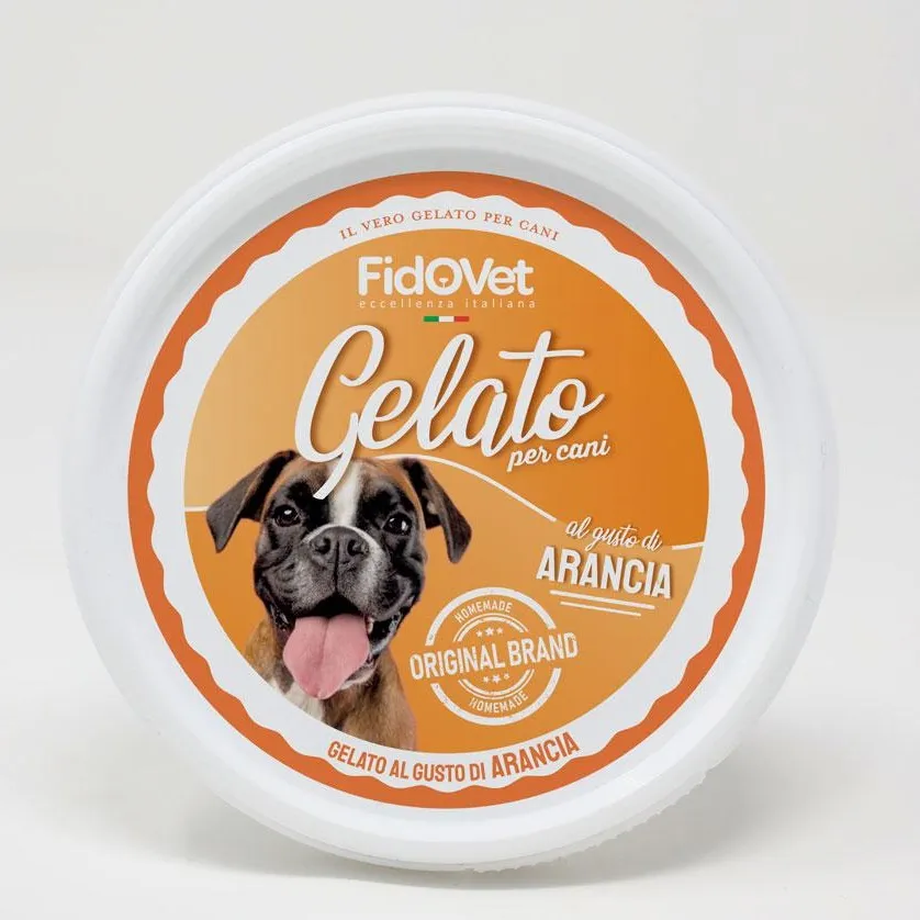 Fidovet - Сладолед за кучета с вкус на портокал , 40 гр./ 2 опаковки