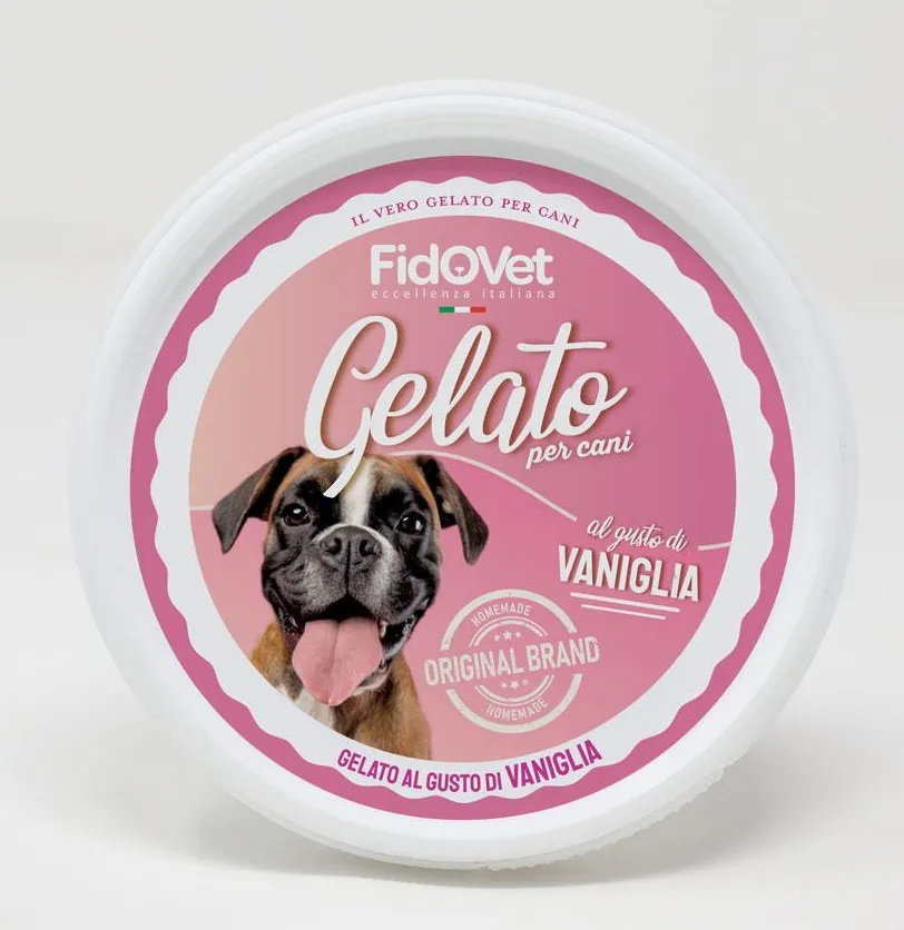 Fidovet - Сладолед за кучета с вкус на ванилия , 40 гр./ 2 опаковки