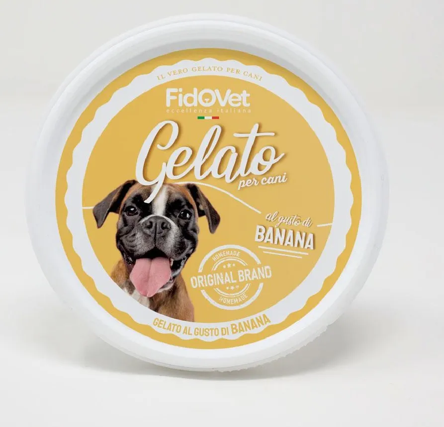 Fidovet - Сладолед за кучета с вкус на банан , 40 гр./ 2 опаковки