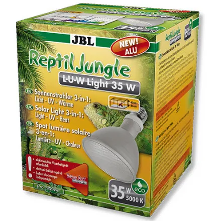 JBL ReptilJungle L-U-W Light alu 35W + -Прожектор с широк лъч за терариуми от дъждовна гора