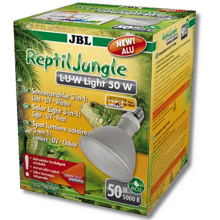 JBL ReptilJungle L-U-W Light alu 50W  - Прожектор с широк лъч за терариуми от дъждовна гора