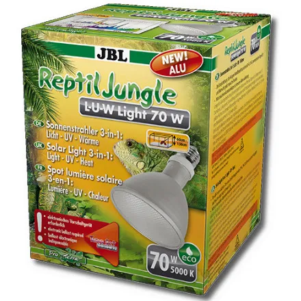 JBL ReptilJungle L-U-W Light alu 70W + - Прожектор с широк лъч за терариуми от дъждовна гора