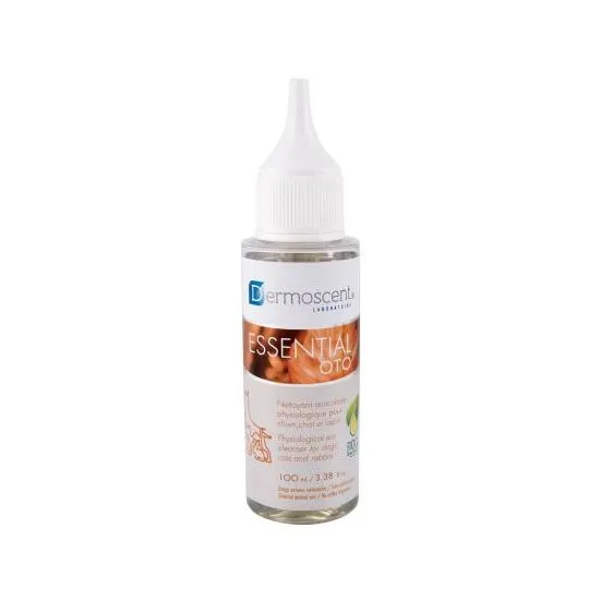 Dermoscent Essential Oto - Лосион за почистване на уши, за кучета котки и дребни бозайници - 100 мл