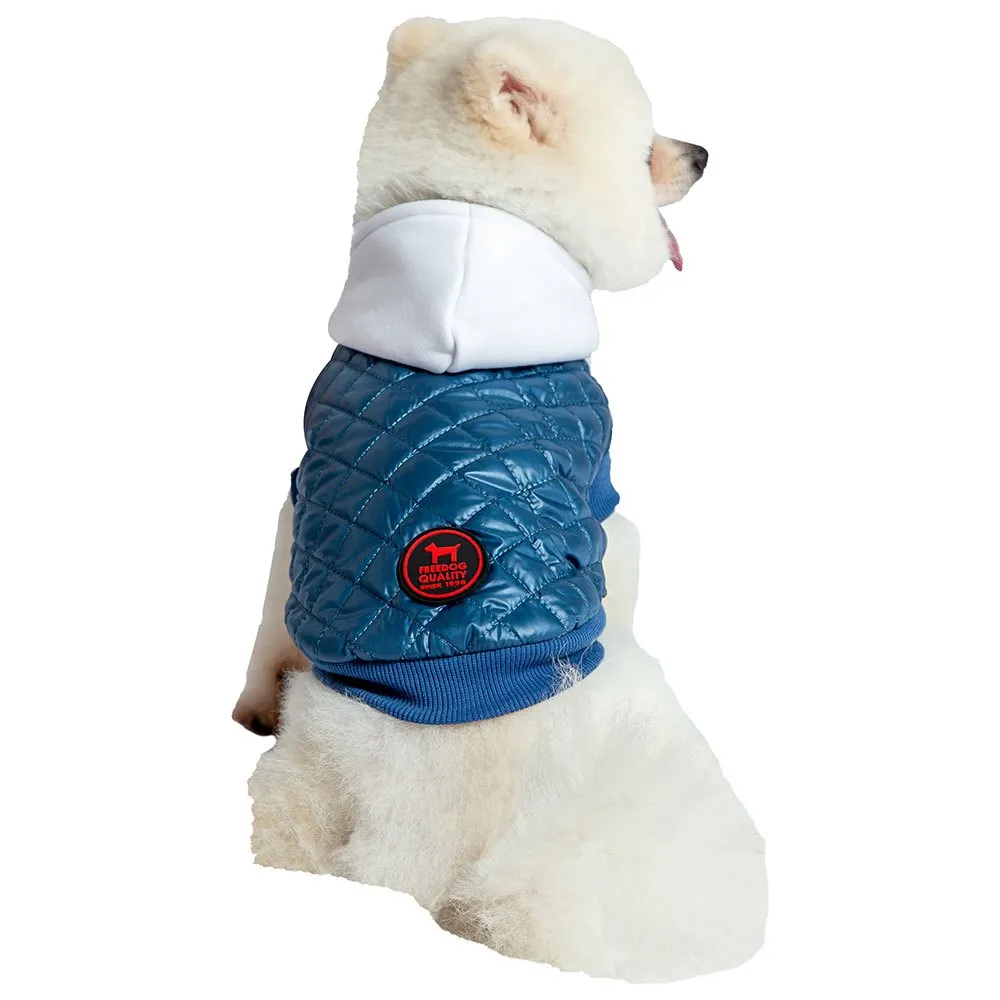 Freedog Abrigo Fizz Azul - Модерно палто за кучета, 15 см. 2