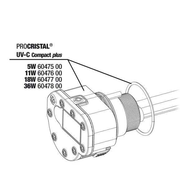 JBL - Електрически модул за ProCristal Compact plus UV-C 11W 1