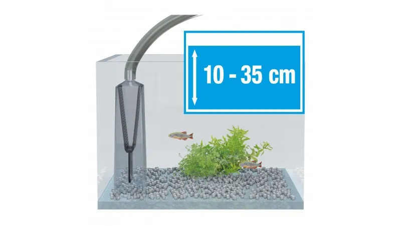 JBL Proclean Aqua EX - Сифон за почистване на малки аквариуми, 10-35 см. 3