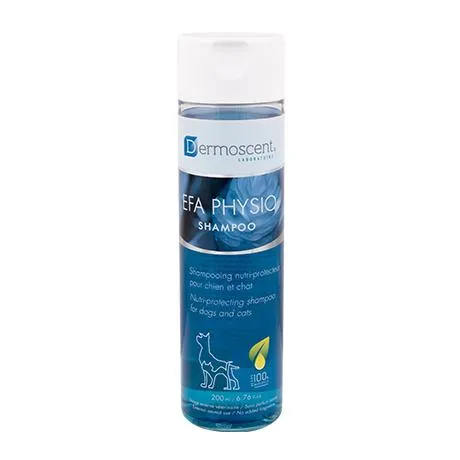 Dermoscent EFA Physio Shampoo – Подхранващ и защитаващ шампоан за кучета и котки за честа употреба, за всички типове кожа дори и най-чувствителната, 15 мл