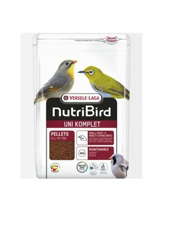 Versele Laga NUTRIBIRD UNI komplet - Пълноценна екструдирана храна за дребни насекомоядни и плодоядни птици - 1 кг. 
