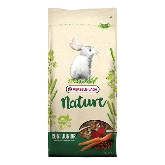 Versele Laga - Nature Cuni Junior - Пълноценна храна за мини зайчета до 8 месечна възраст 700 гр.