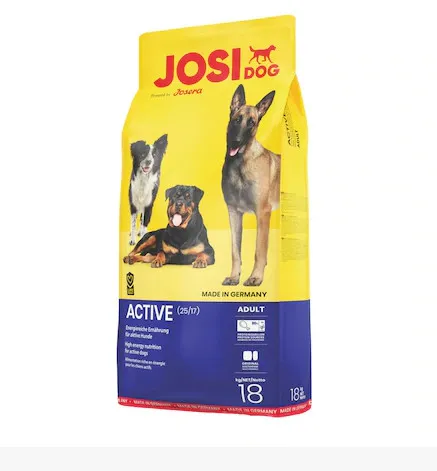 Josera Josidog Active - Пълноценна суха храна за активни израснали кучета с птиче месо, 18 кг.