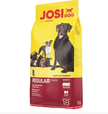 Josera Josidog Regular Adult - Пълноценна суха храна с избрана формула за възрастни кучета с нормална активност, 18 кг.