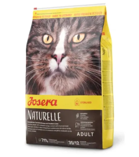 Josera Cat Naturelle - Пълноценна суха храна за израснали котки с пилешко, 2 кг.