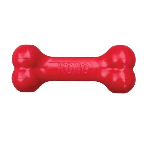 KONG Goodie Bone Large - Играчка за кучета от гума с възможност за поставяне на лакомство, 22 см. 2