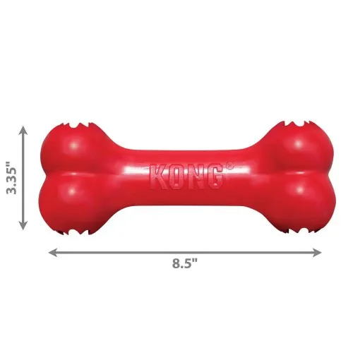 KONG Goodie Bone Large - Играчка за кучета от гума с възможност за поставяне на лакомство, 22 см. 3