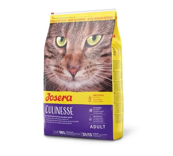 Josera Culinesse - Висококачествена суха храна за възрастни котки със сьомга, 2 кг.