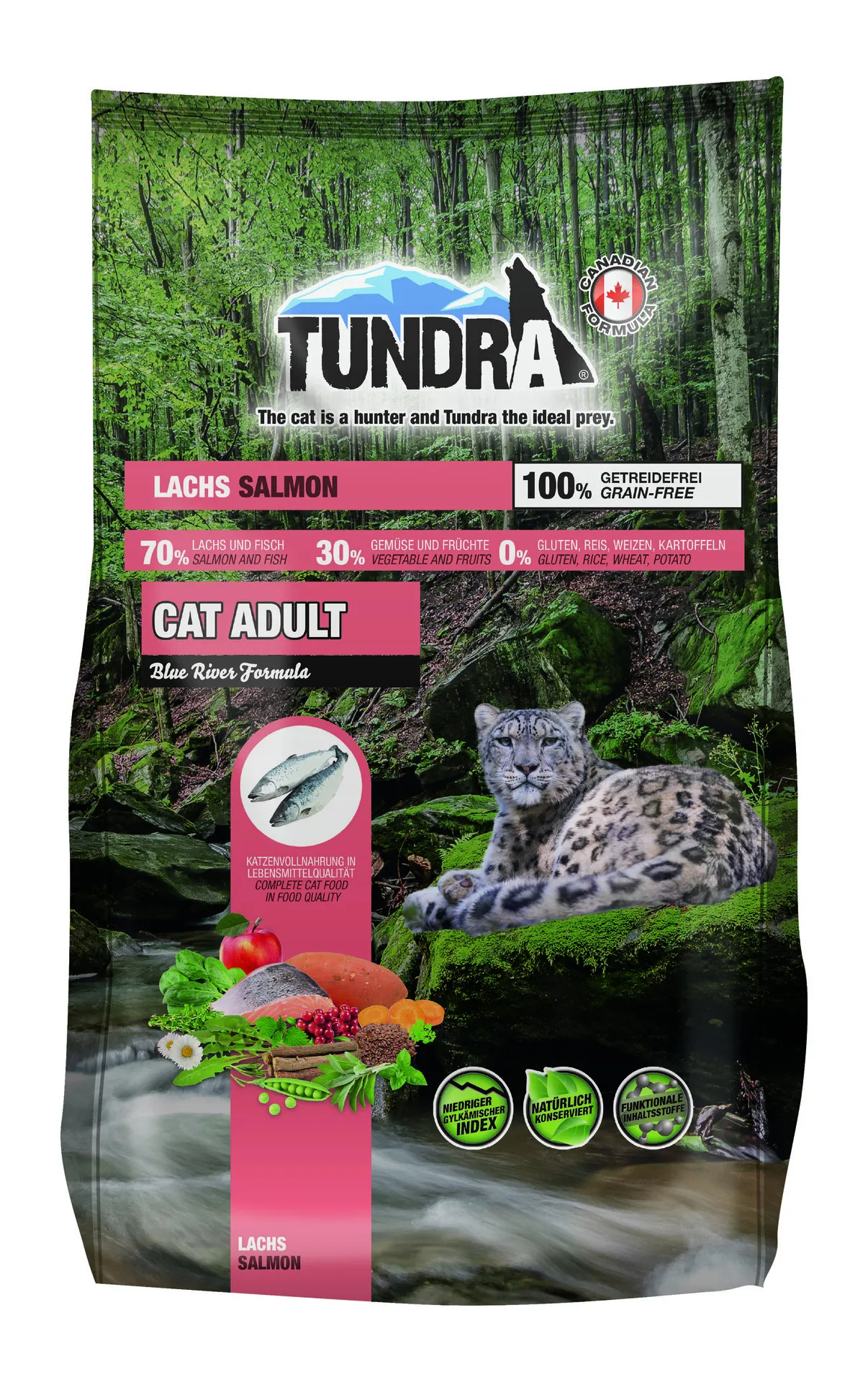 Tundra Cat Salmon - Премиум балансирана храна за израснали котки със сьомга, 6.8 кг.