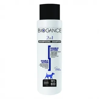 Biogance 2 in 1 shampoo - Антистатичен шампоан  с балсам за кучета, 50 мл.