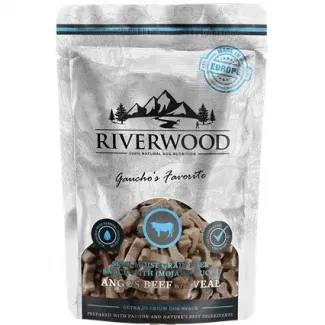 RIverwood - Хрупкави лакомства за кучета, телешко и говеждо месо, 200 гр./ 2 пакета