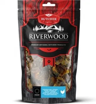 RIverwood - Сушени лакомства за кучета - пилешки воденички, 150 гр.
