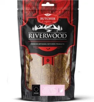 RIverwood - Сушени лакомства за кучета - ленти с месо от токачка, 150 гр. 1