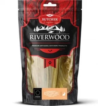 RIverwood - Сушени лакомства за кучета със заешка кожа, 150 гр.