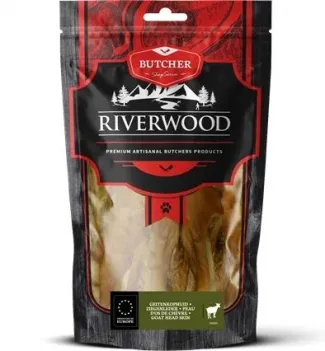 RIverwood - Сушени лакомства за кучета, кожа от коза, 150 гр./2 пакета