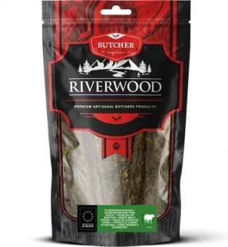 RIverwood - Сушени лакомства за кучета, ленти с месо от агне, 150 гр.