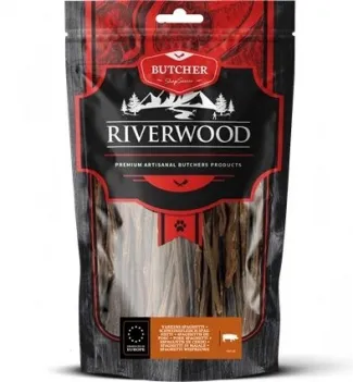 RIverwood - Сушени лакомства за кучета, свински спагети, 100 гр.