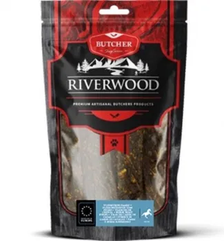 Riverwood - Сушени лакомства за кучета, вкусни ленти с конско месо, 150 гр.