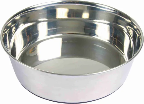 Trixie - Купа за вода и храна за кучета от неръждаема стомана, 0.5 л./ø 14 см.