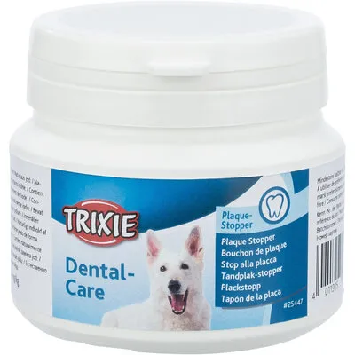 Trixie - Допълнителната храна на прах за грижата за зъбите на вашето  кучето, предотвратяване на зъбен камък и плака  75 гр.
