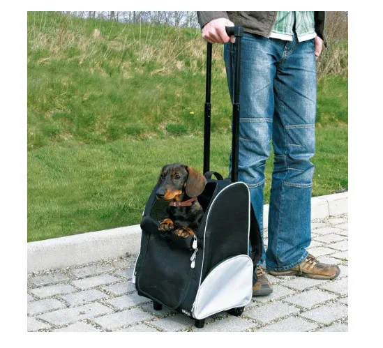 Trixie Trolley - Транспортна чанта, 36x50x27 см, Черна/Сива - до 8 кг 2