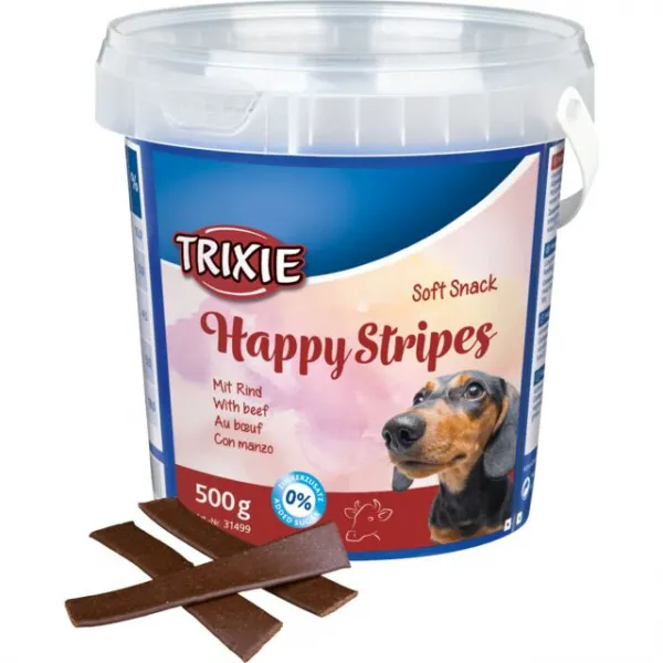 Trixie - Лакомство за кучета, меки ленти с телешко месо - 500 гр.