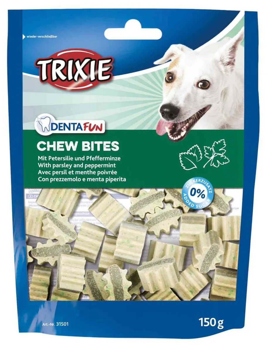 Trixie - Дентални хапки за кучета с магданоз и мента - 150 гр./ 2 пакета