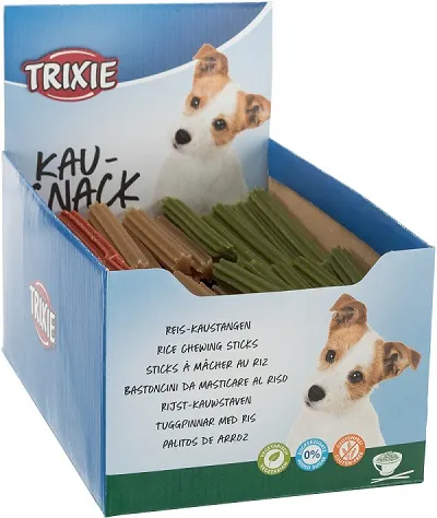Trixie - Лакомство за кучета, оризова звезда -  12см./150 бр.