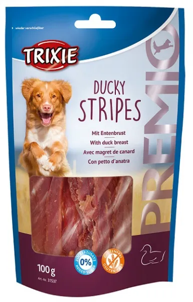 Trixie Premio - Лакомство за кучета, накъсани лентички с патешко месо - 100 гр./ 2 пакета