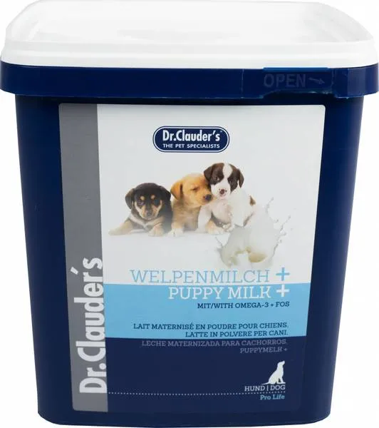 Dr. Clauder's Buildup Plus – Сухо мляко за кучета от раждането до отбиване вместо майчино мляко, като допълнителна храна, 2.5 кг.