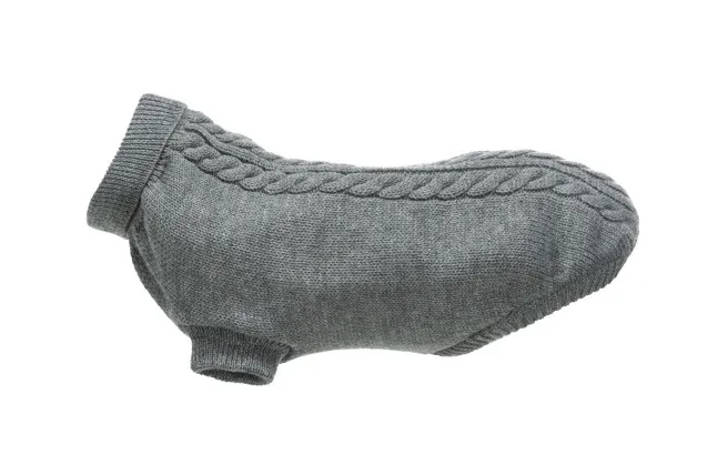 Trixie Jersey Kenton M - Модерен пуловер за кучета, 45 см. - сив 1