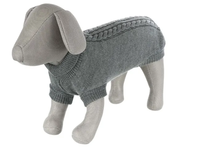 Trixie Jersey Kenton M - Модерен пуловер за кучета, 45 см. - сив 2