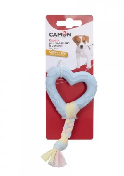 Camon - Играчка за кучета - сърце TPE  - 7 см.