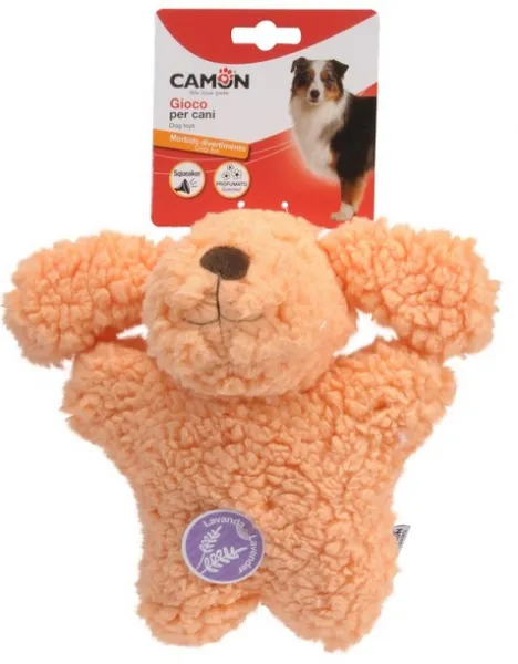 Camon - Аромаризирана плюшена играчка за кучета с аромат лавандула, 25 см.