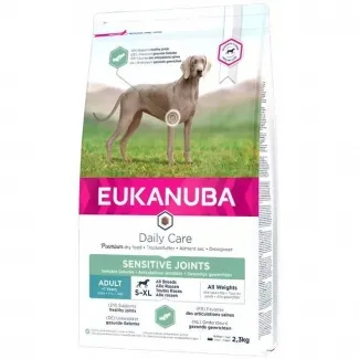 Eukanuba Daily Care Sensitive Joint - Пълноценна суха за израснали кучета от всички породи с проблеми със ставите с пилешко и пуешко месо, 12 кг.