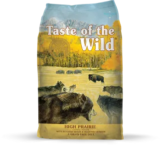 Taste of the Wild High Prairie Canine Intl - Премиум суха храна за израснали кучета с печено бизонско и еленско месо, 2 кг.