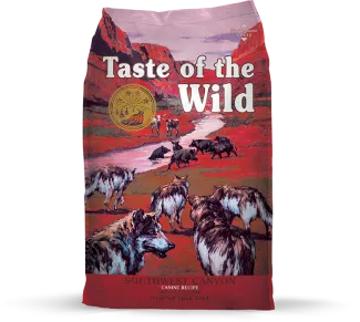 Taste of the Wild Canyon Canine Intl - Премиум храна, подходяща за кучета във всички фази на развитие от кученце до възрастно куче с месо от глиган, 2 кг.