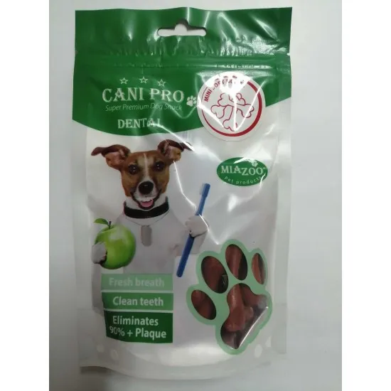 Anipro Cani Pro - Дентални мини кокалчета за кучета с говеждо месо, 1 кг.